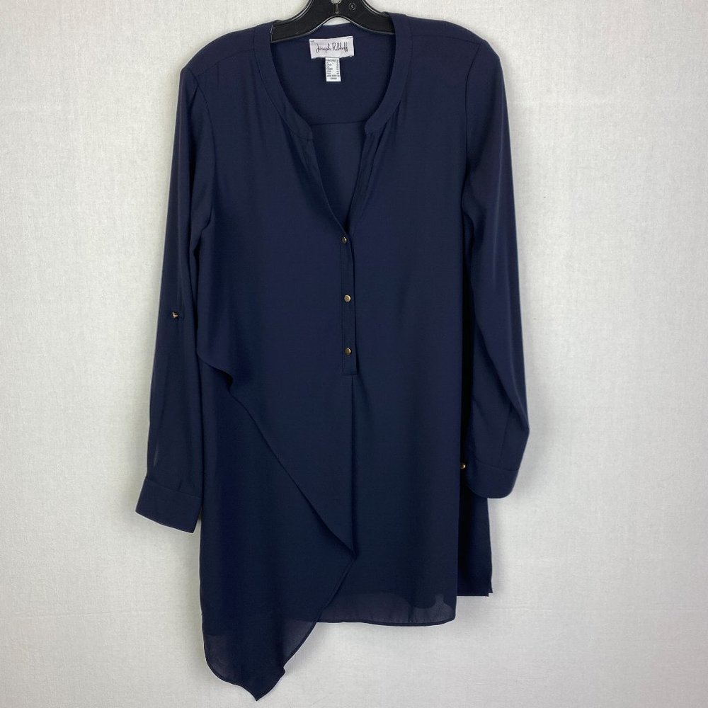 JOSEPH RIBKOFF Asymmetrical Tunic Blouse